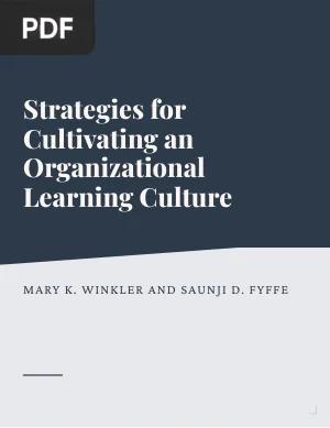 Strategies for Cultivating an Organizational Learning Culture