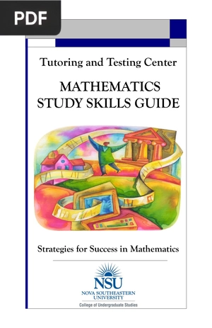 Strategies for Success in Mathematics