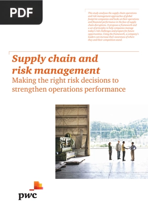 Supply chain and risk management