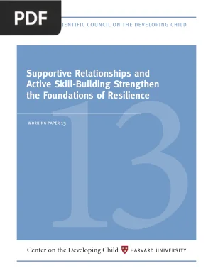 Supportive Relationships and Active Skill-Building Strengthen the Foundations of Resilience