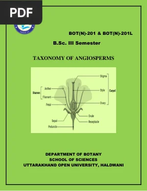 Taxonomy of Angiosperms
