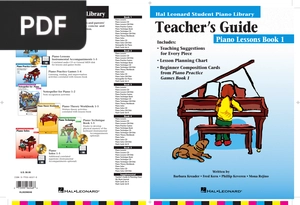 Teacher’s Guide. Piano Lessons Book 1