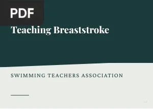 Teaching Breaststroke