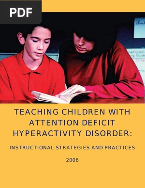 Teaching children with attention deficit hyperactivity disorder