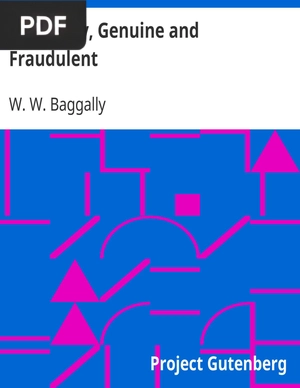 Telepathy, Genuine and Fraudulent