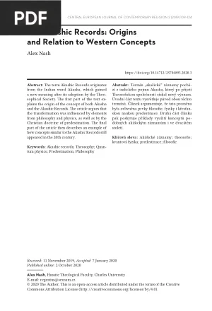 The Akashic Records: Origins and Relation to Western Concepts