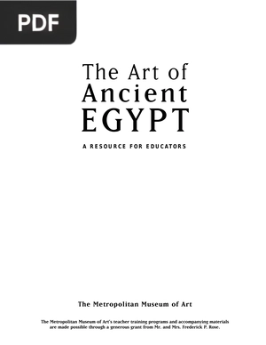 The Art of Ancient Egypt