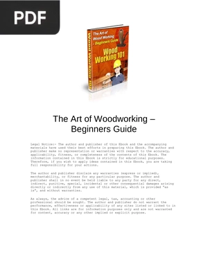 The Art of Woodworking – Beginners Guide