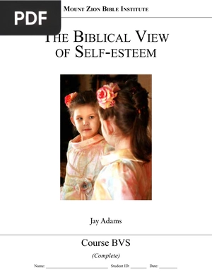 The Biblical View of Self-Esteem