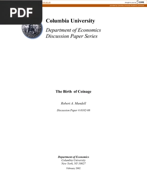 The Birth of Coinage