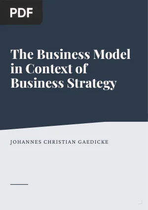 The Business Model in Context of Business Strategy