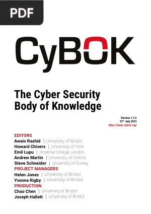 The Cyber Security Body of Knowledge