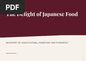 The Delight of Japanese Food
