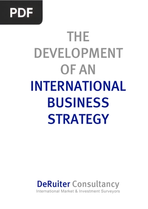 The Development of an International Business Strategy