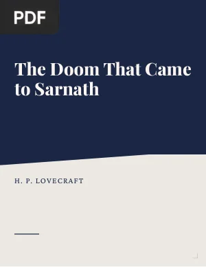The Doom That Came to Sarnath