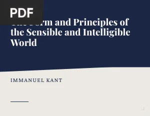 The Form and Principles of the Sensible and Intelligible World