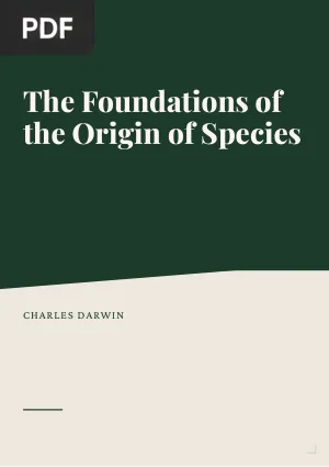 The Foundations of the Origin of Species
