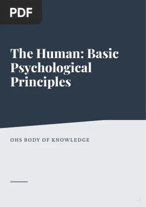 The Human: Basic Psychological Principles