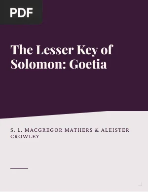The Lesser Key of Solomon: Goetia