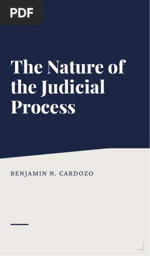 The Nature of the Judicial Process