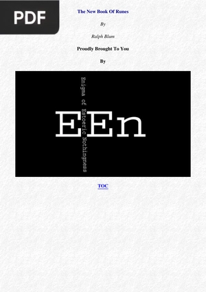 The New Book Of Runes