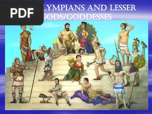 The Olympians and Lesser Gods/Goddesses