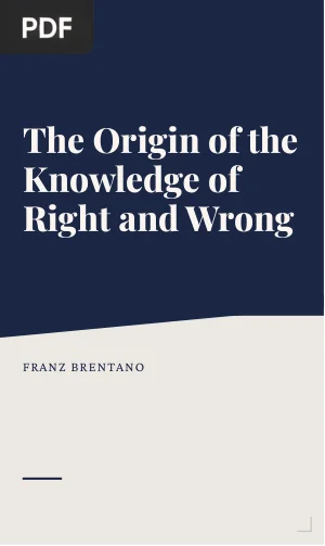 The Origin of the Knowledge of Right and Wrong
