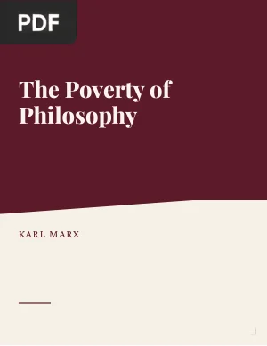 The Poverty of Philosophy