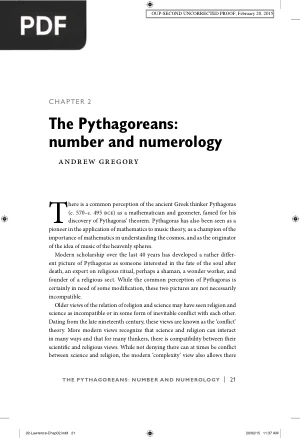 The Pythagoreans: Number and Numerology