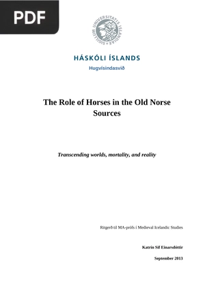 The Role of Horses in the Old Norse Sources
