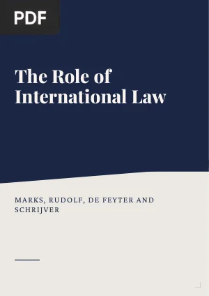 The Role of International Law