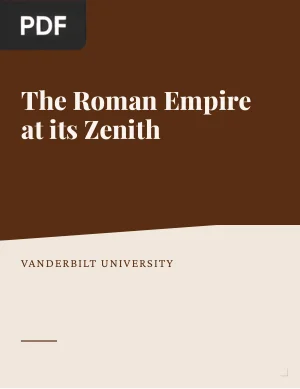 The Roman Empire at its Zenith (to 235 CE)