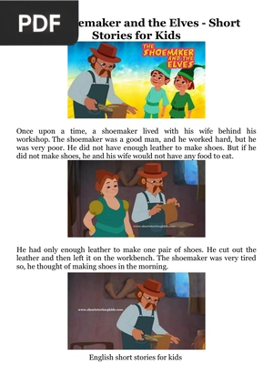 The Shoemaker and the Elves - Short Stories for Kids