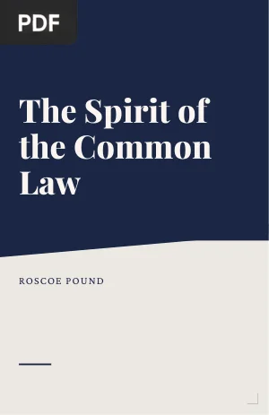 The Spirit of the Common Law
