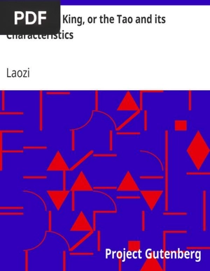 The Tao Teh King, or the Tao and its Characteristics