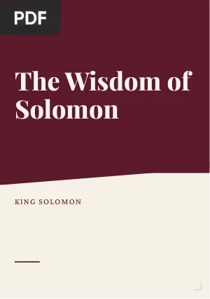 The Wisdom of Solomon