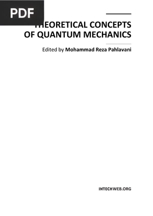 Theoretical Concepts of Quantum Mechanics