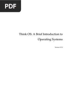 Think OS - A Brief Introduction to Operating Systems