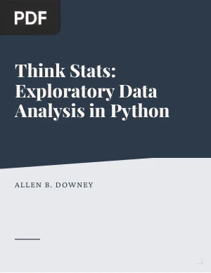 Think Stats: Exploratory Data Analysis in Python