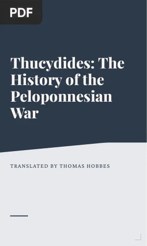 Thucydides: The History of the Peloponnesian War