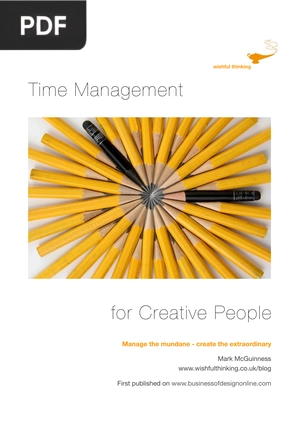 Time Management for Creative People