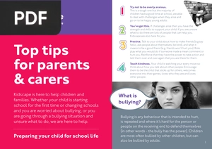 Top Tips for Parents and Carers