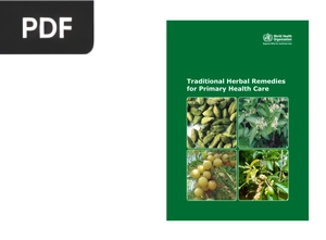 Traditional Herbal Remedies for Primary Health Care
