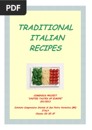 Traditional italian recipes