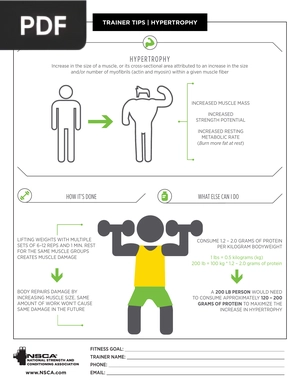 Trainer tips - hypertrophy