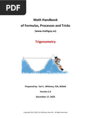 Trigonometry Handbook