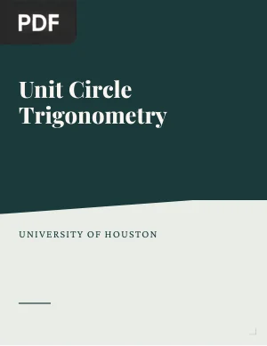 Unit Circle Trigonometry