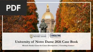 University of Notre Dame 2026 Case Book