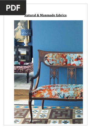 Upholstery - Natural & Manmade fabrics