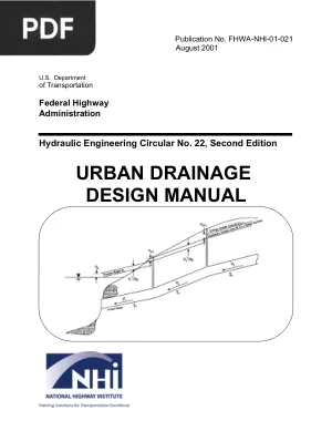 Urban Drainage Design Manual